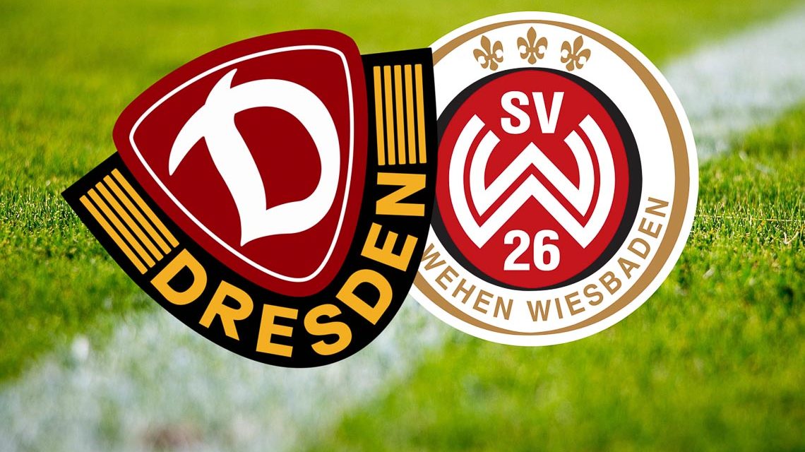 Fünfunddreißigstel Spieltag, dritte Liga, Dynamo, Dresden gegen SV, Wehen, Wiesbaden. Spitzenspiel der dritten Liga.