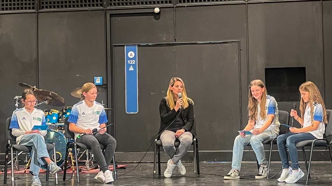 Talkrunde mit Nia Künzer (Fußballweltmeisterin 2003)