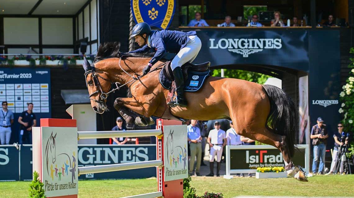 Jose Maria Larocca in der ersten Runde vom Großen Preis des Landes Hessen