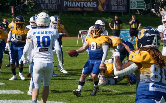 Wiesbaden Phantoms in der Regionalliga Mitte über die Kassel Titans