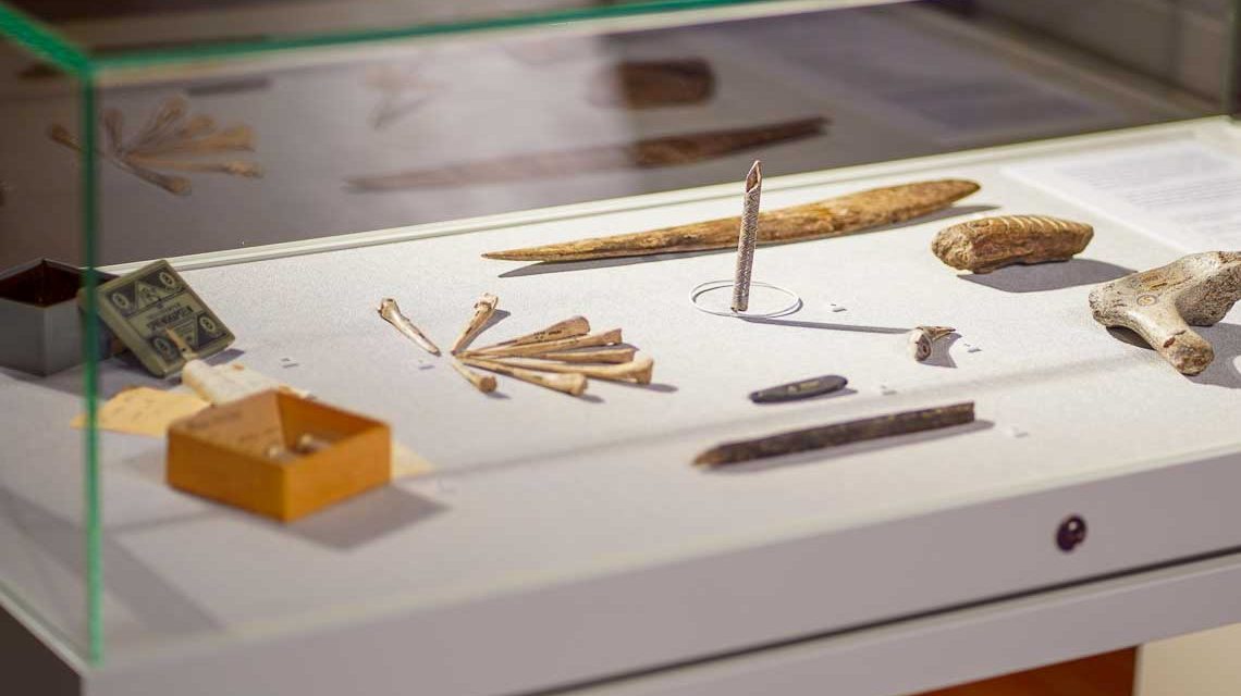 Prähistorische Funde im Stadtmuseum am Markt: über Jäger und Sammler.
