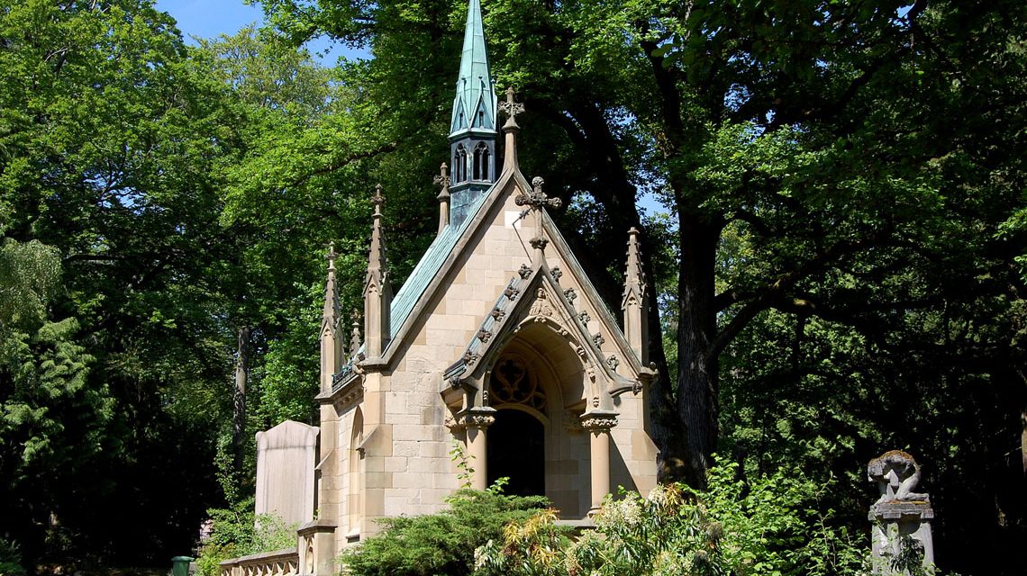 Nordfriedhof in Wiesbaden. Es geht um die Zukunft der Friedhöfe.