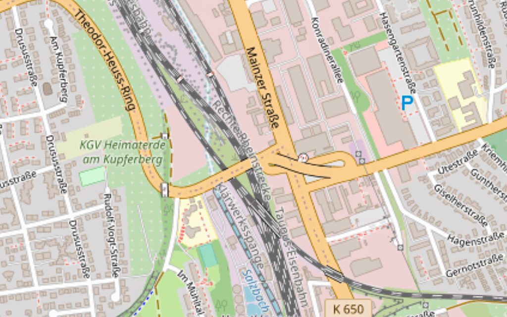 Karte Mainzer Straße