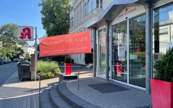 Die Park Apotheke ist heute Notapotheke.