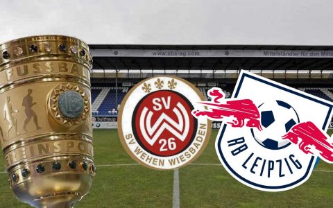 DFB Pokal SV Wehen Wiesbaden - RB Leipzig