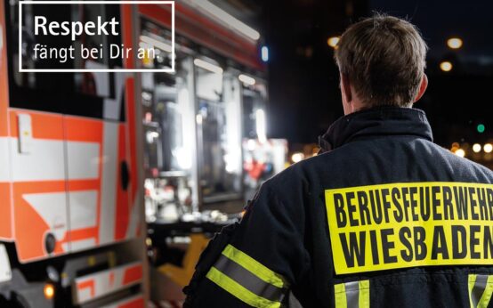 Feuerwehr, ESWE-Mitarbeiter, Rettungskräfte, Respekt fängt bei Dir an.