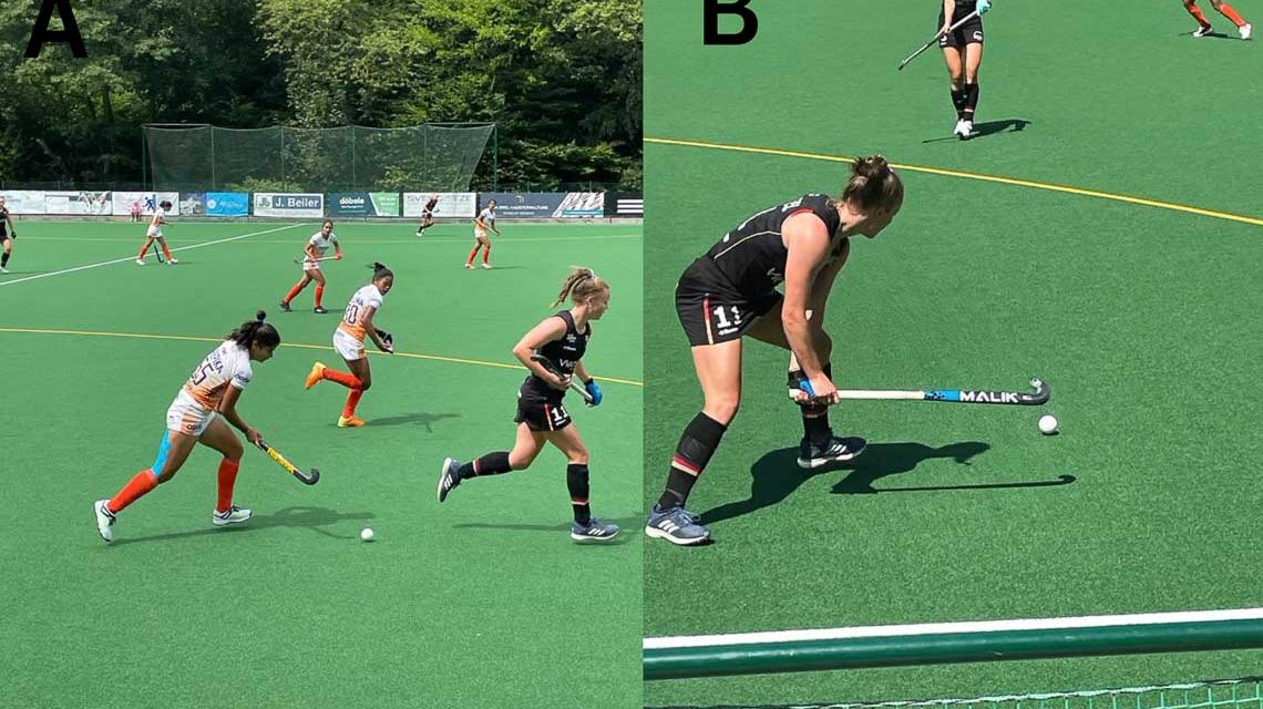 Testspiel der Deutschen Hockey-Nationalmannschaft Damen gegen Indien