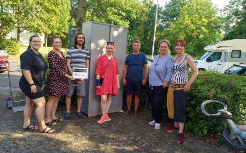 Fair-Teiler-Schrank im Gräselberg aufgestellt