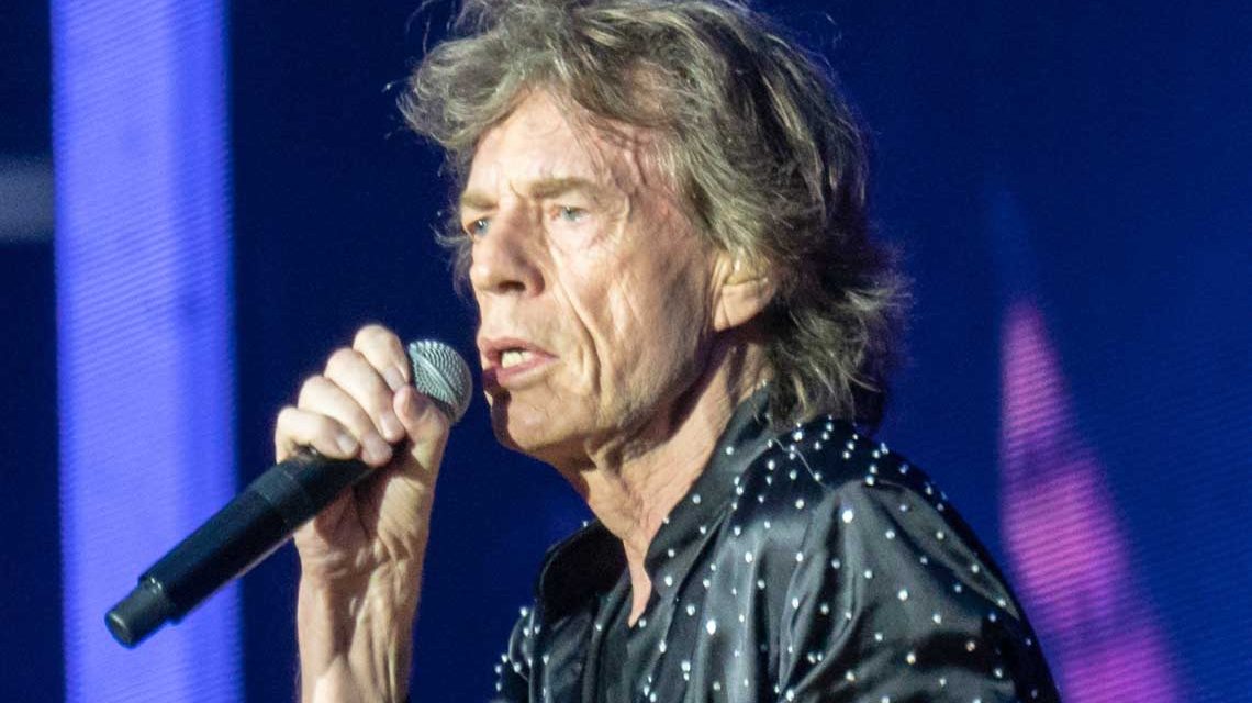Mick Jagger auf der Bühne