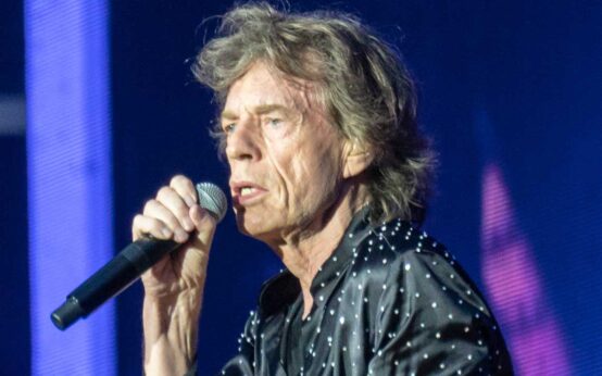 Mick Jagger auf der Bühne