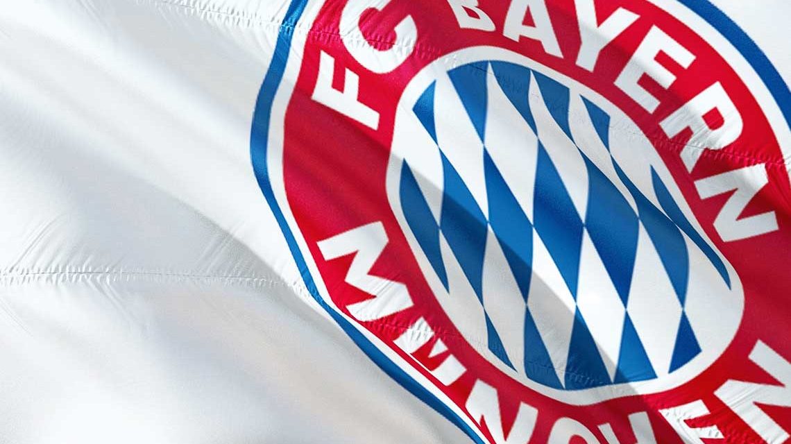 Fahne des FC Bayern München