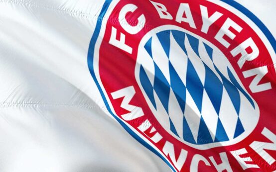 Fahne des FC Bayern München