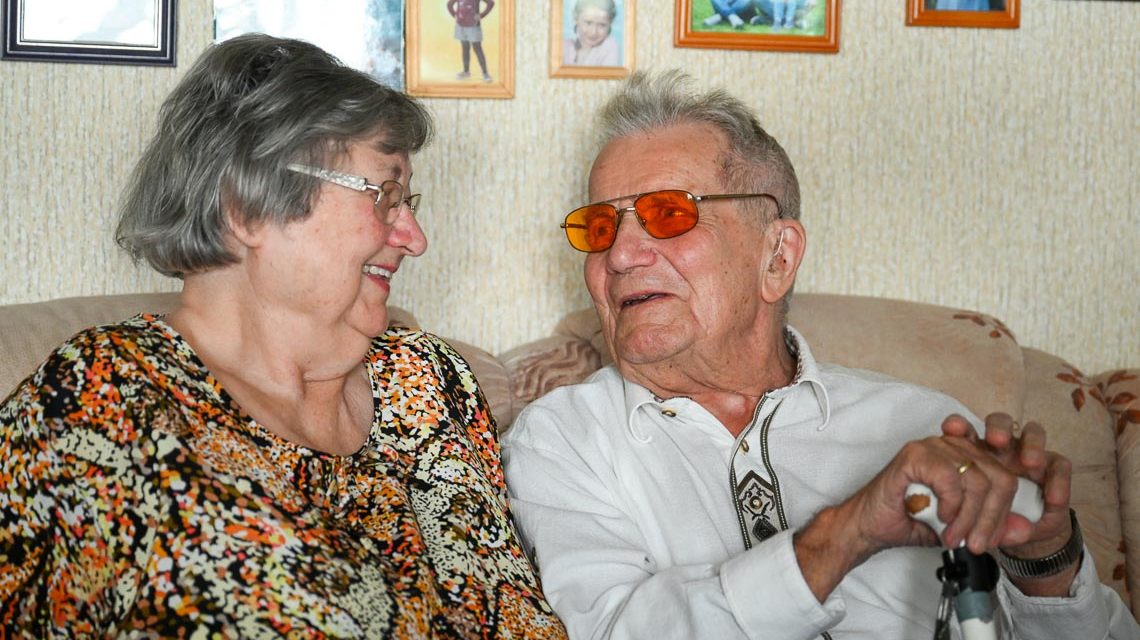 Helga und Heinrich Merkel,. 65 Jahre glücklich ein Paar.