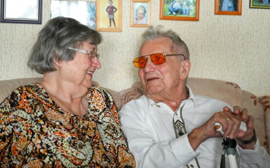 Helga und Heinrich Merkel,. 65 Jahre glücklich ein Paar.