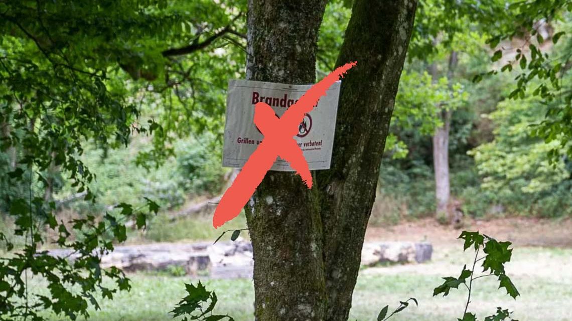 Waldbrandwarnstufe 1