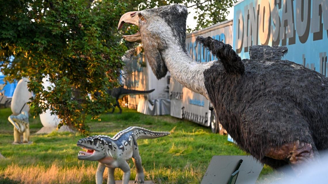 Dinosaurier Ausstellullung in Biebrich