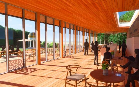 Gastronomie am Neroberg,, so könnte sie aussehen.