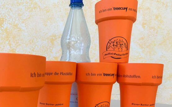 ELW verteilen 2.300 Trinkbecher