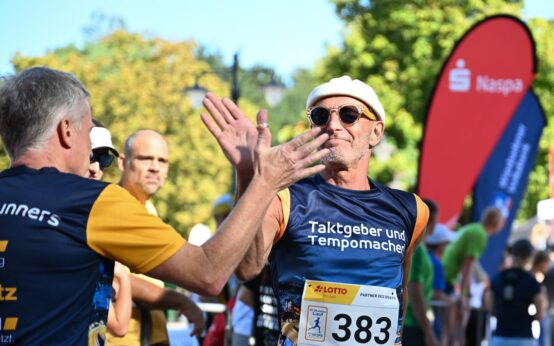 Wechselzone beim 25 Stunden-Lauf