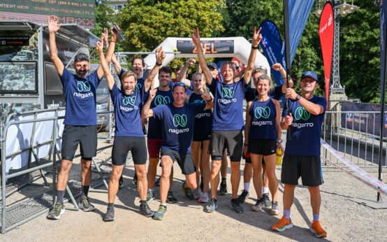 Ein Ergebnis: Das Team Nagarro gewinnt die Sportwertung des 18. 25 Stunden Lauf.