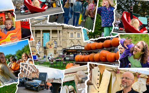 Impressionen vom Stadtfest in Wiesbaden. Ein Querschnitt durch die Innenstadt, vorbei am Warmen Damm.
