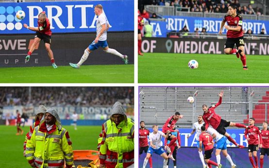 2. Fußball Bundesliga, 2023.2024, 11. Spieltag, SV Wehe Wiesbaden - FC Hansa Rostock, 1:0