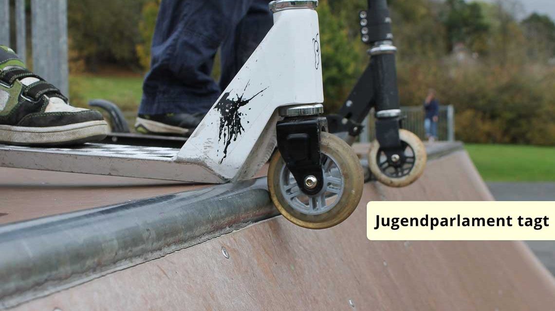 Jugendparlament tagt, auf der Tagesordnung, unter anderem eine Halfpipe als Wunsch am Schlachthof.