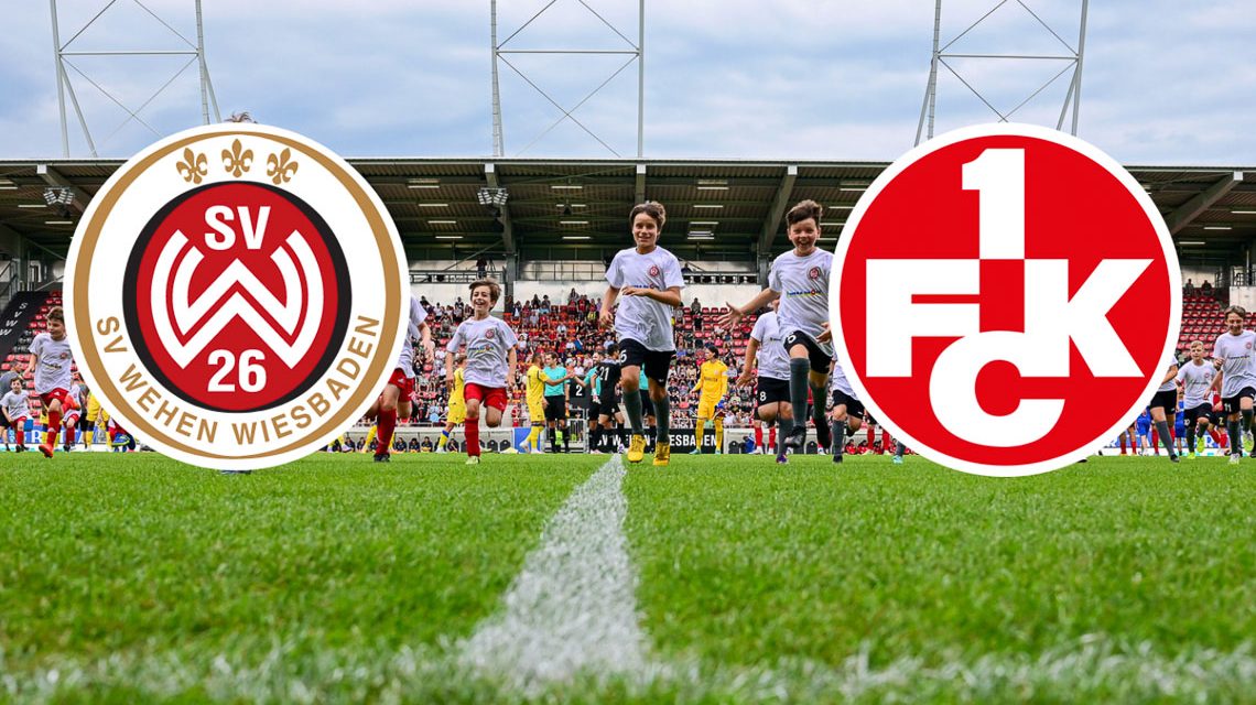 SV Wehen Wiesbaden gegen den 1. FC Kaiserslautern