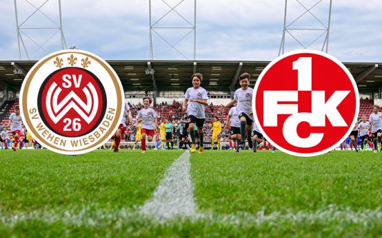 SV Wehen Wiesbaden gegen den 1. FC Kaiserslautern
