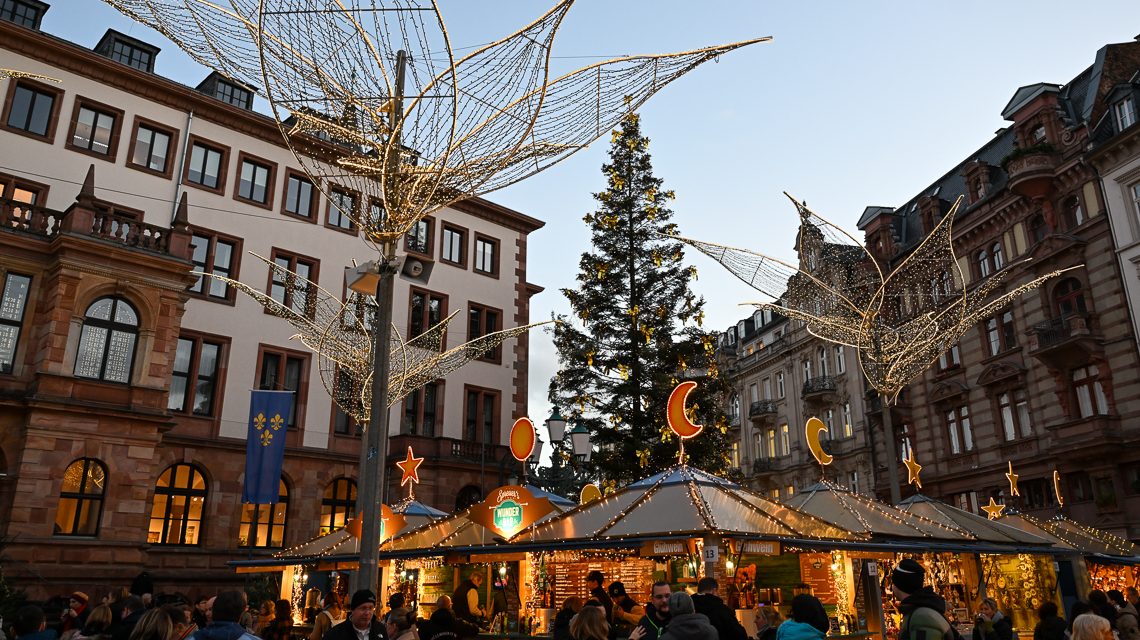 Blick über den Sternschnuppenmarkt