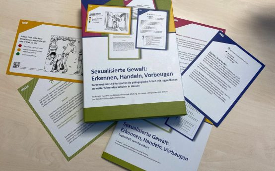Unterrichts-Sets zur Prävention gegen sexusalisietrte Gewalt.