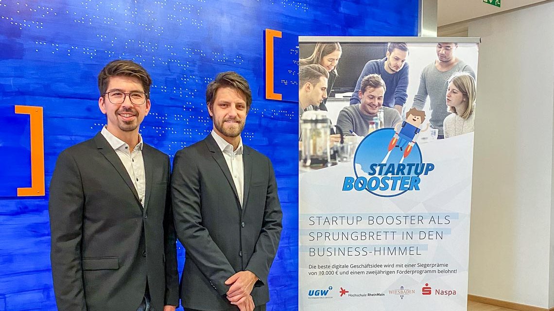 Zwei der Gründer von aima velergo: v.l.n.r. André Meyer und Niklas Kunz | Foto von Jill Grabowitz (ugw