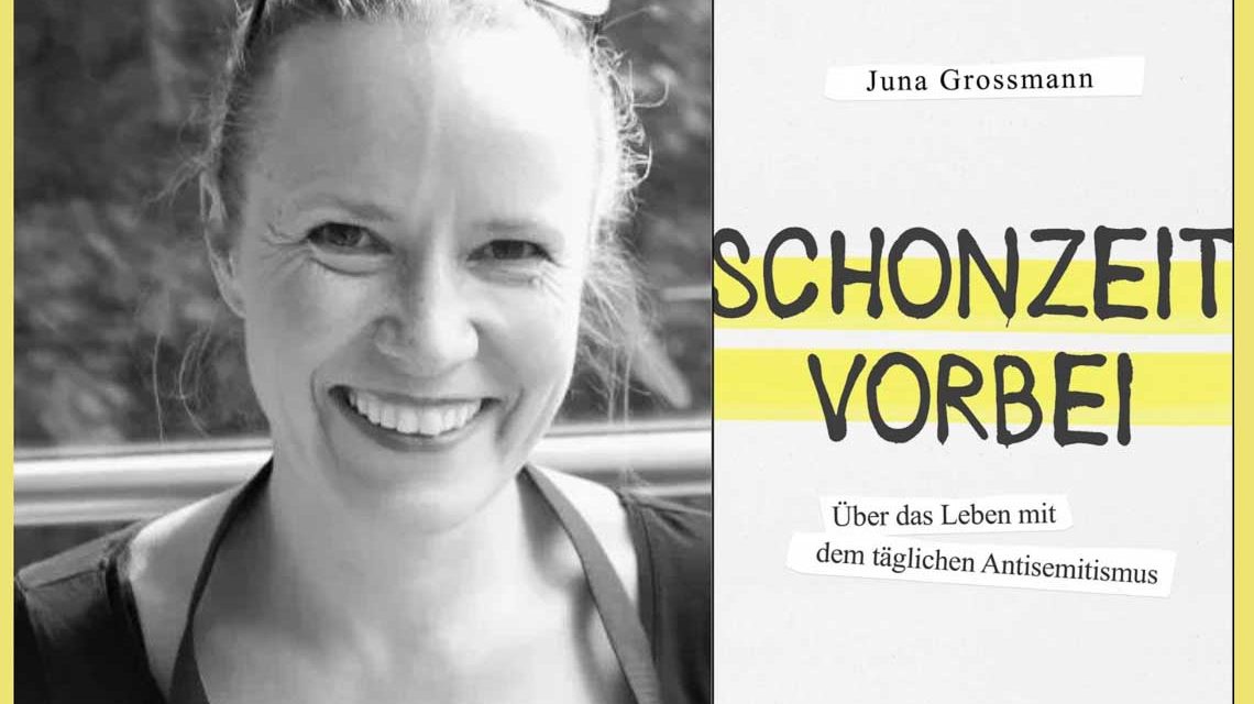 Juna Grossmann stellt ihr Buch „Schonzeit vorbei" vor, erschienen im Kroemer Verlag