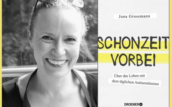 Juna Grossmann stellt ihr Buch „Schonzeit vorbei" vor, erschienen im Kroemer Verlag
