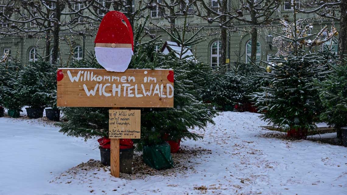 Der Wichtelwald auf dem Kinder-Sternschnuppenmarkt.