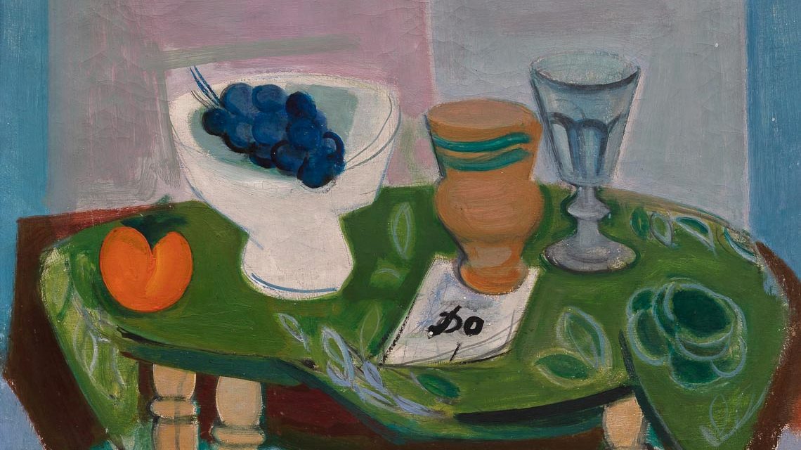 Rudolf Levy, Stillleben "DO", 1943.Privatsammlung. Foto: Archivio Electa / Fotografie di Serge Alain Domingie, Firenze