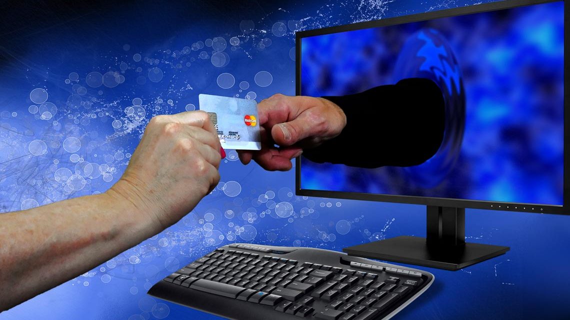 Online Sicherheit, Online Bezahlsyetme. Die Kreditkarte einfach durch den Monitor reichen geht nicht.
