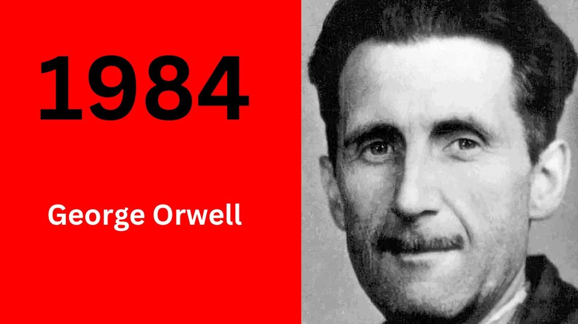 George Orwell, Portrait und Titel 1984