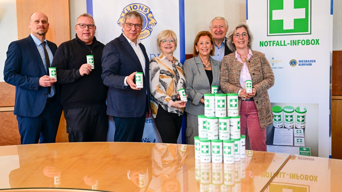 Notfall INfobox, Vorstellung im Rathaus