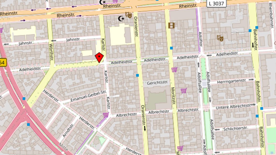 Adelheidstraße 2025 Openstreetmap