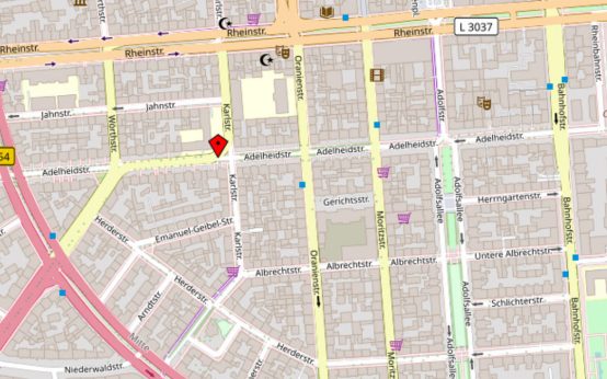 Adelheidstraße 2025 Openstreetmap