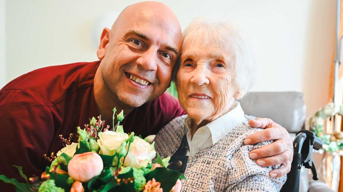 Helga Richter und Ihr Pfleger Frank