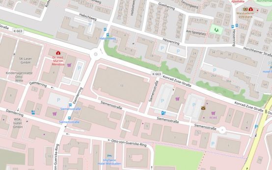 Teilsperrung des Kreisverkehrs Konrad-Zuse-Straße