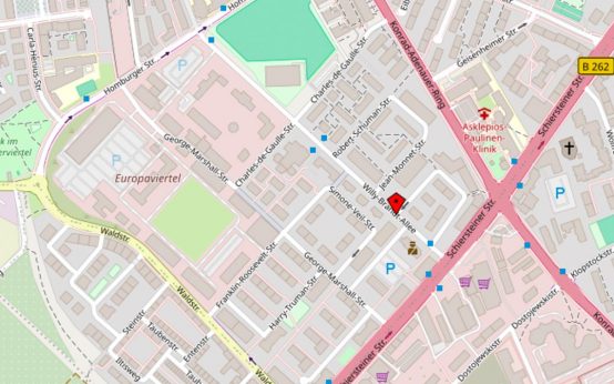 Willy Brand Straße im Europaviertel