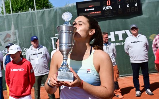 Die Argentinierin Julia Riera gewinnt die Wiesbaden Tennis Open 2024.