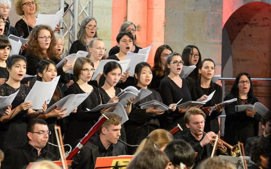 Chor der Wiesbadener Musik- und Kunstschule.