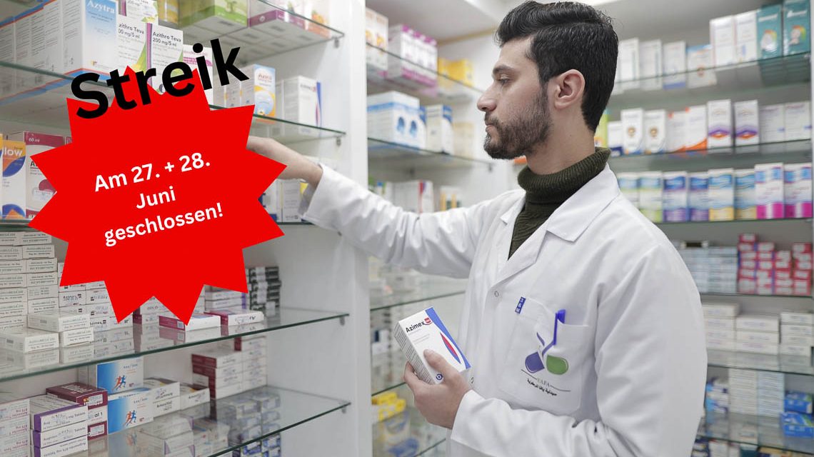 Apoztheken streiken und blieben geschlossen.