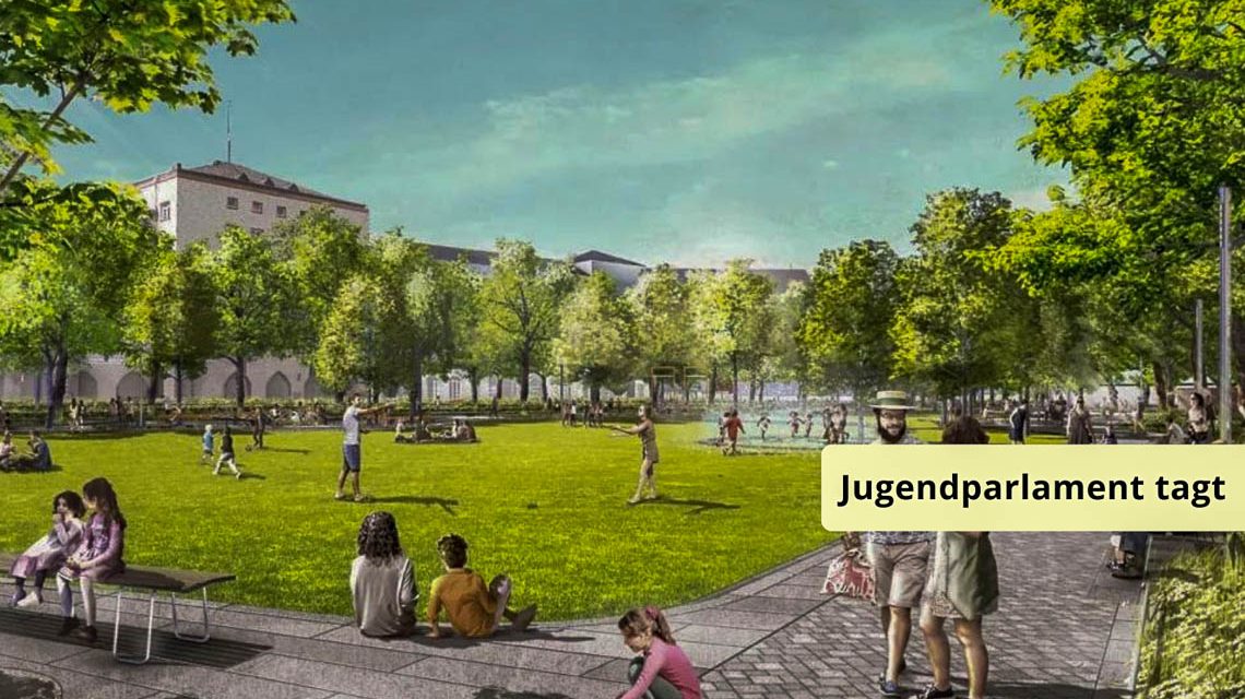 Das Jugendparlament beschäftigt sich mit den Plänen für den Elsässer Platz.