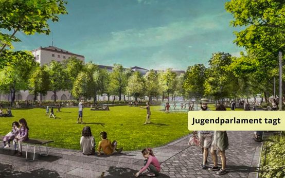 Das Jugendparlament beschäftigt sich mit den Plänen für den Elsässer Platz.