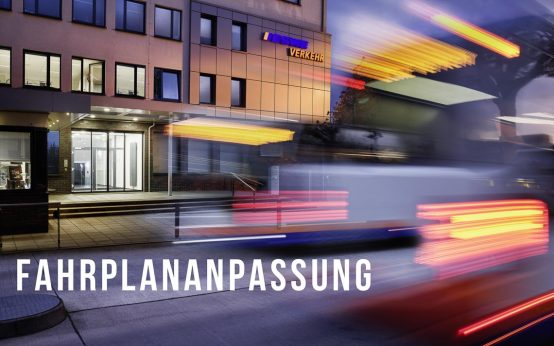 Fahrplananpassung, Fahrplanwechsel, SWE Verkehr